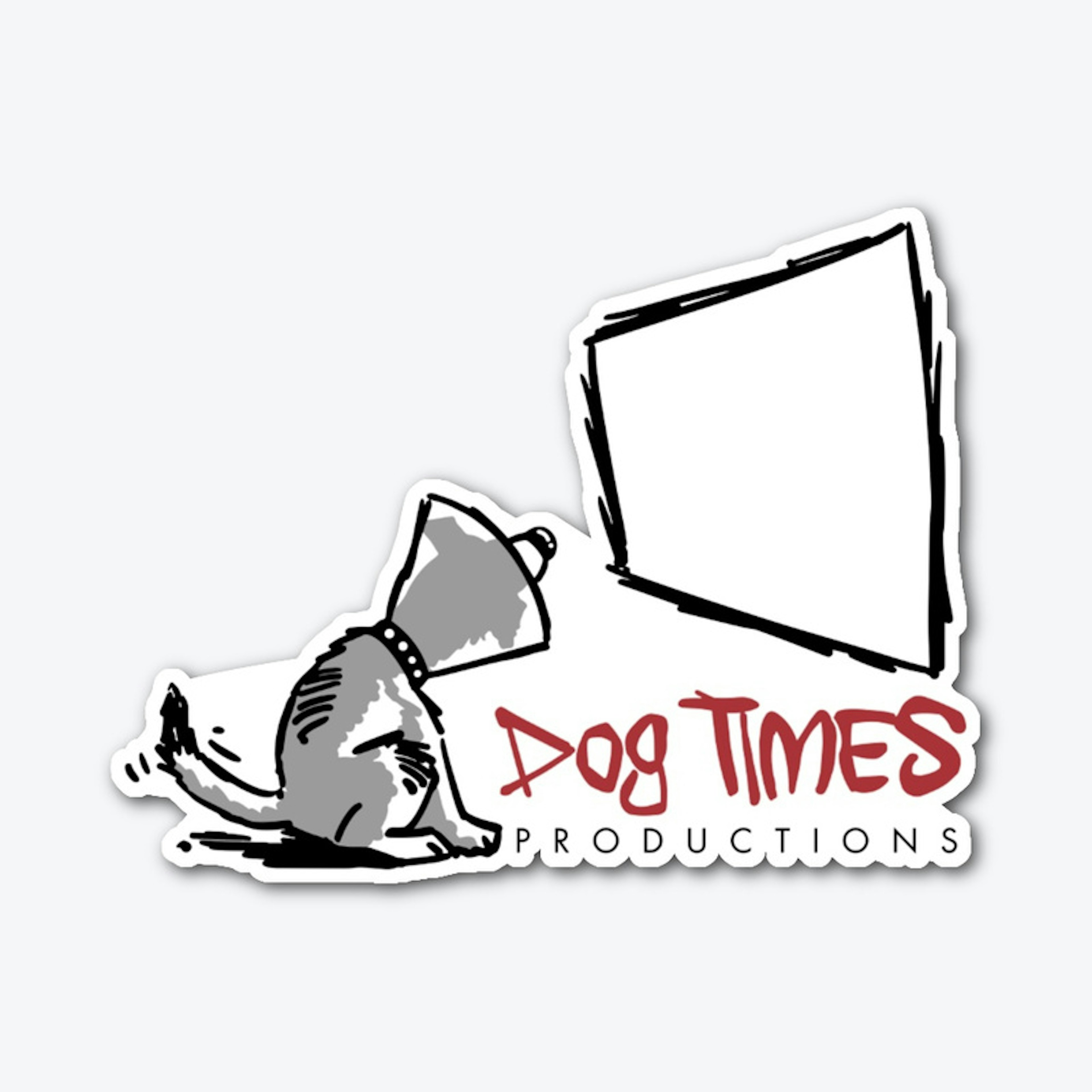 Classic DogTimes Logo Sticker